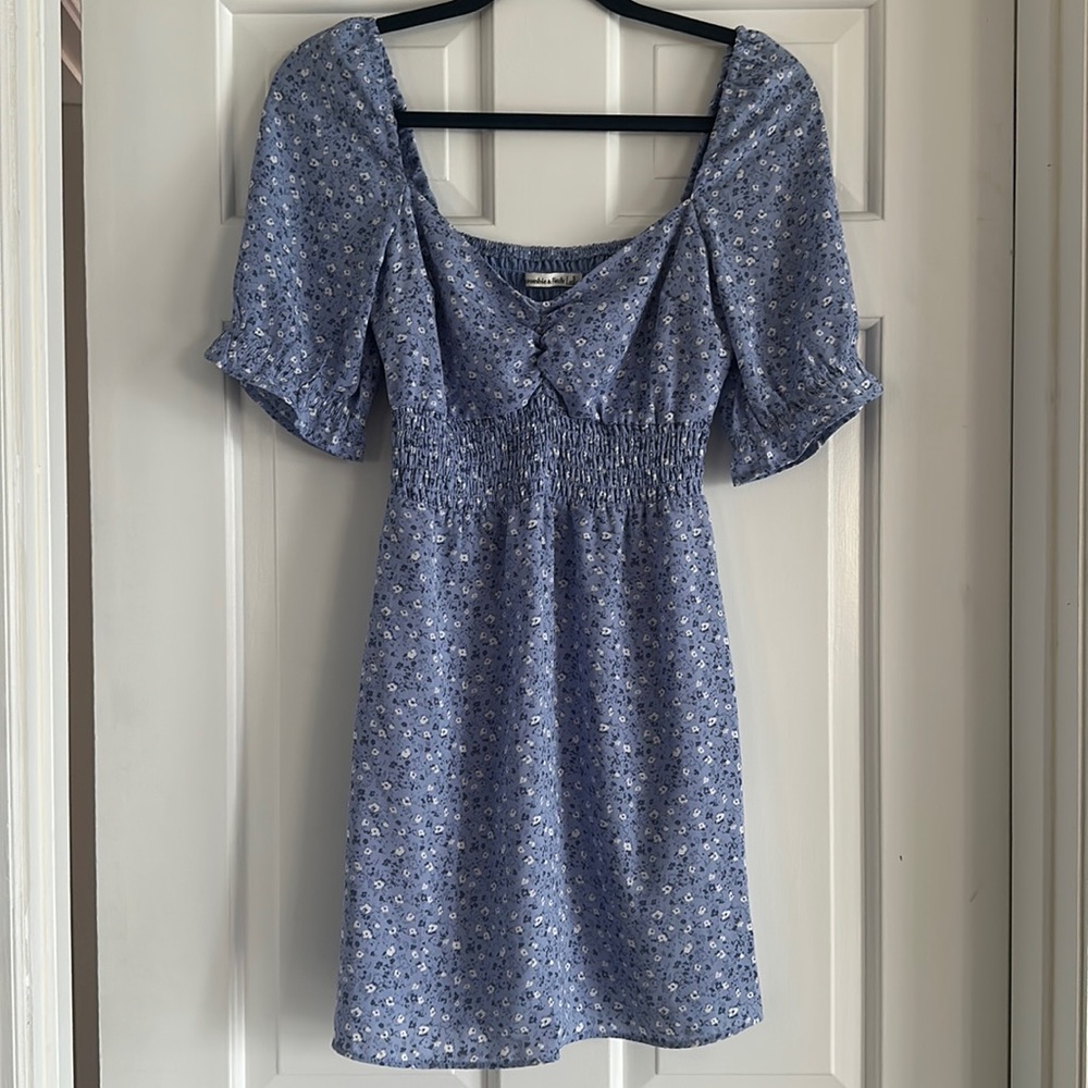 Abercrombie & Fitch Blue Floral Dress
